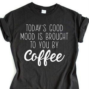 Funny T shirts Graphic Tee For Women Black Top